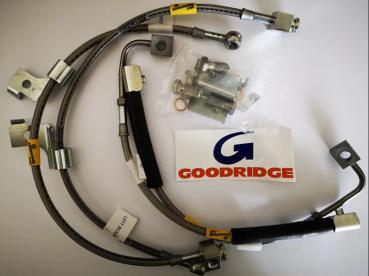 GOODRIDGE geflochtene Edelstahl Bremsleitungen Mustang S550